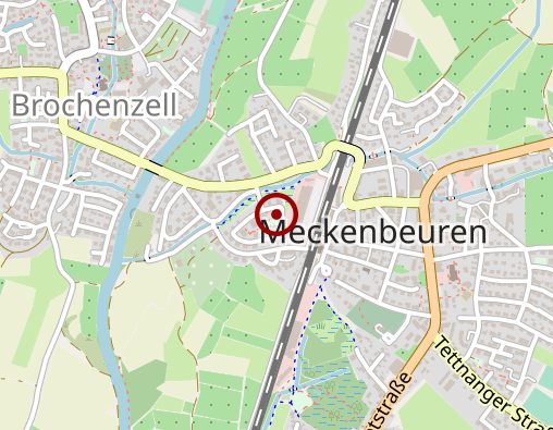 Karte: St. Anna-Hilfe gGmbH Sozialstation Meckenbeuren-Friedshafen-Immenstaad