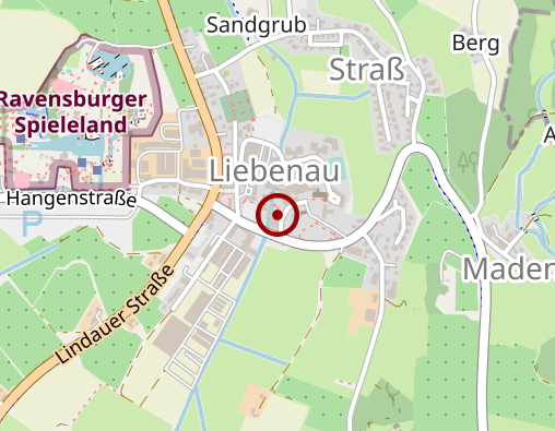 Karte: Liebenau Teilhabe gGmbH Haus St. Pirmin Fachpflege beh. Menschen