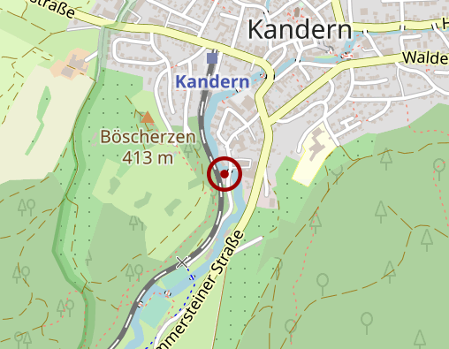 Karte: Kirchliche Sozialstation Südliches Markgräflerland e. V.