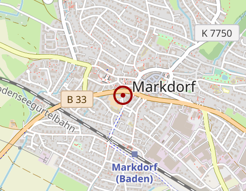 Karte: Gesundheitszentrum GmbH Markdorf