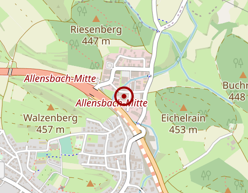 Karte: Berning, Meuldijk