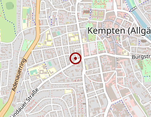 Karte: Alltagshilfe Allgäu - Haushaltsnahe Dienstleistungen