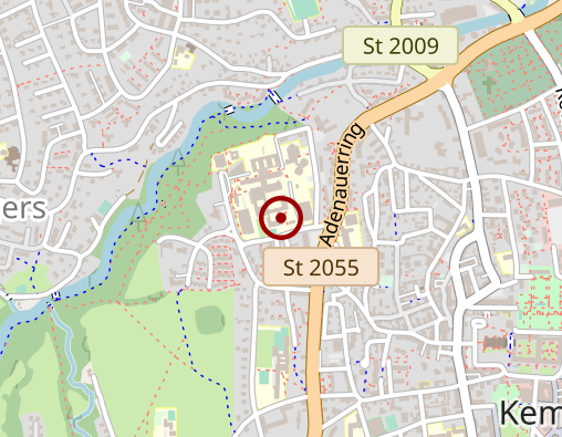 Karte: Klinikverbund Kempten-Oberallgäu gGmbH - Klinikum Kempten