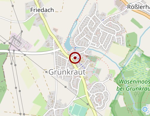 Karte: Organisierte Nachbarschaftshilfe Grünkraut