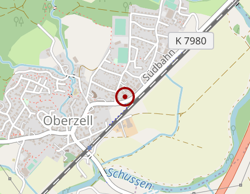 Karte: Apotheke in Oberzell