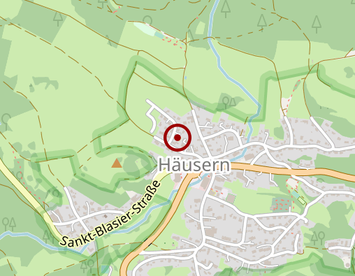 Karte: Caritasverband Hochrhein e.V. Tagespflege Häusern