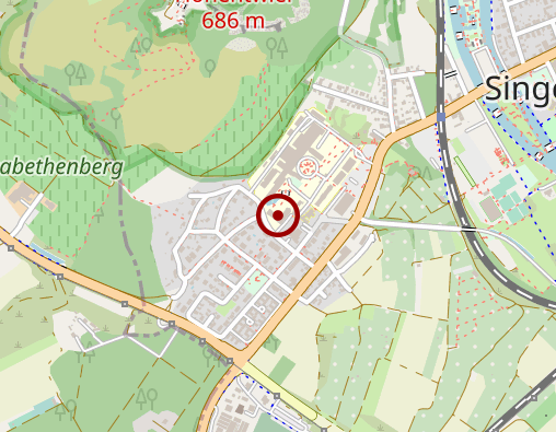 Karte: Pflegezentrum Hegau