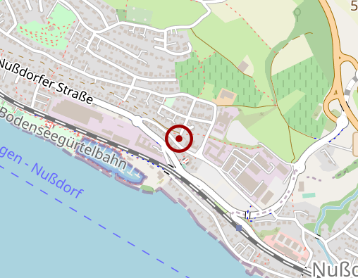 Karte: Sozialstation Bodensee e.V - Pflegebereich Überlingen