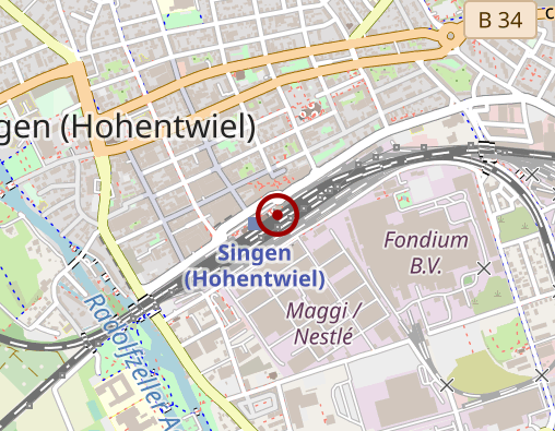 Karte: nachtlinie Anruf-Sammel-Taxi