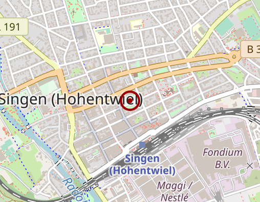 Karte: Hospizverein Singen und Hegau e.V.