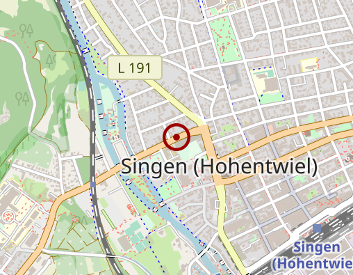 Karte: Pflegeheim Singen