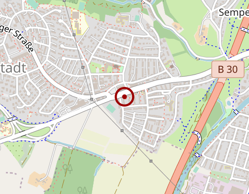 Karte: Betreuungsdienst ZUHAUSE   Ambulante Altenhilfe