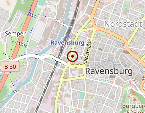 Karte: BruderhausDiakonie, Wohnverbund Riesenhof Stadtwohnungen