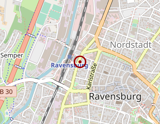 Karte: Arche Ravensburg (Büro)