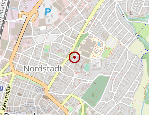 Karte: Abt. Alterspsychiatrie am St. Elisabethen-Klinikum