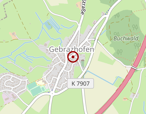 Karte: Organisierte Nachbarschaftshilfe Gebrazhofen