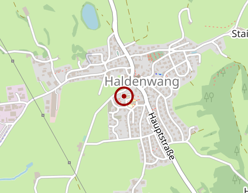 Karte: Tagespflege Haldenwang