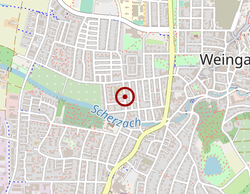 Karte: Seniorenzentrum Weingarten der Bruderdiakonie