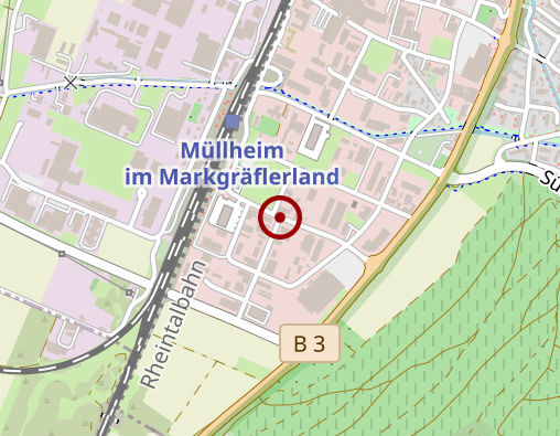 Karte: Maschinenring Markgräflerland GmbH - Serviceangebot haushaltsnahe Dienstleistungen -