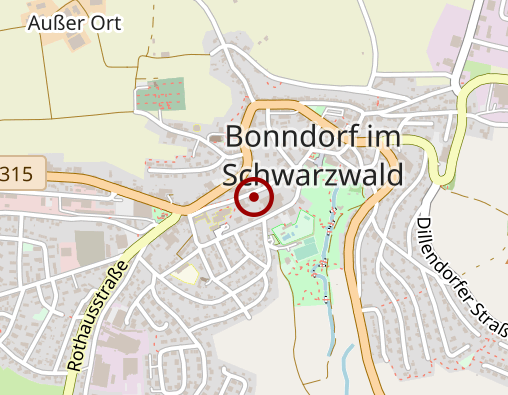 Karte: Caritas Sozialstationen Hochrhein gGmbH Sozialstation Oberes Wutachtal