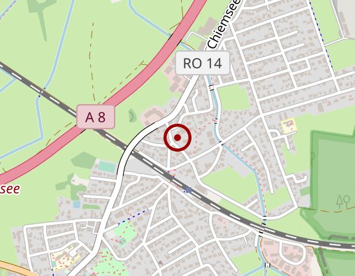 Karte: Laurentiushof  Senioren- und Pflegeheim Bernau am Chiemsee