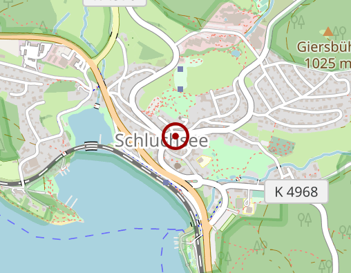 Karte: Sozialstation Hochschwarzwald e.V. - Außenstelle Schluchsee-Feldberg