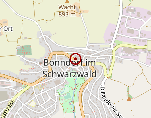 Karte: Baugenossenschaft Bonndorf eG