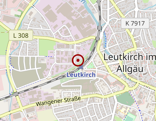 Karte: Bereich Arbeit und Bildung Leutkirch St. Gallus-Hilfe gGmbH