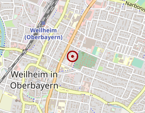 Karte: Bayerisches Rotes Kreuz Landesgeschäftsstelle