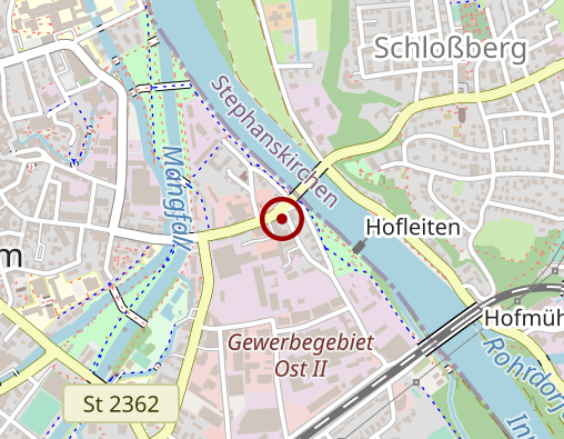 Karte: Diakonische Dienste Rosenheim gGmbH ambl. Pflegedienst soziale Dienstleistungen