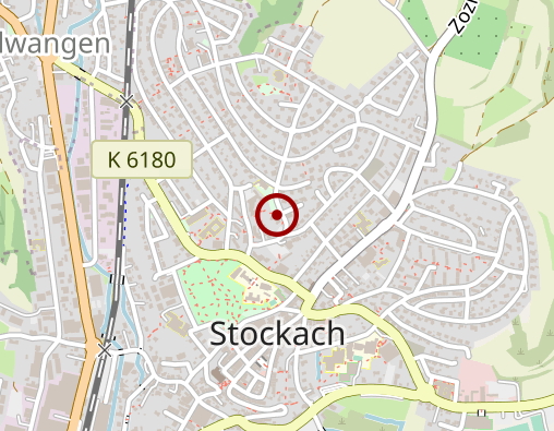 Karte: Sozialstation Bodensee e.V., Pflegebereich Stockach