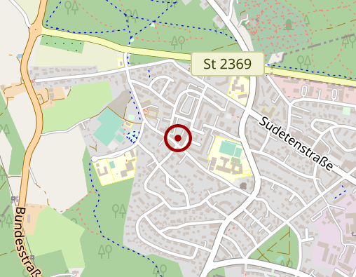 Karte: Kleidermarkt des BRK