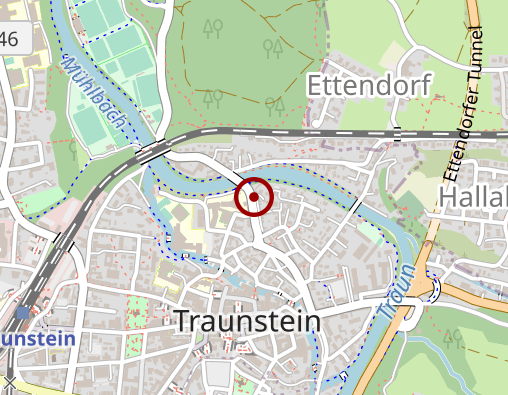 Karte: DLRG Ortsverband Traunstein-Siegsdorf Gesch.St.