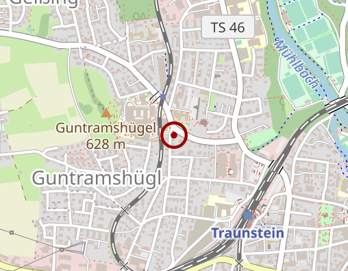 Karte: Kneippverein Traunstein e.V. physikalische Praxis M. Schleich u. M. Sosnowski