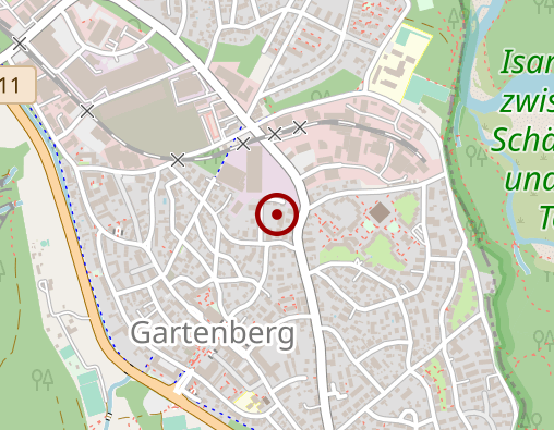 Karte: Sozialtherapeutische Einrichtung "Haus Gartenberg" GmbH & Co BetriebsKG