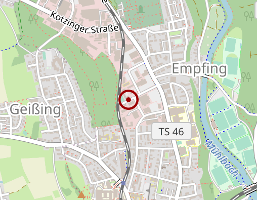 Karte: Zweckverband f. Rettungsdienst u. Feuerwehralarm Traunstein