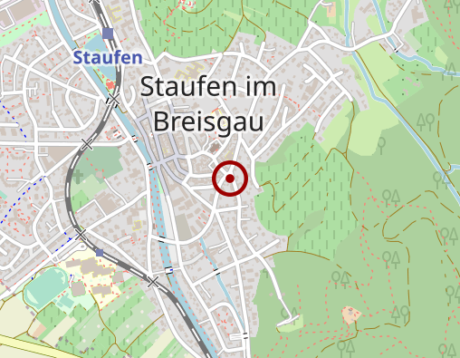 Karte: Staufener Burg