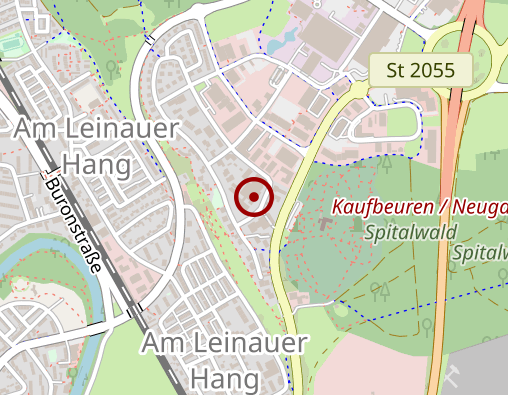 Karte: Wertachtal-Werkstätten GmbH Kaufbeuren-Marktoberdorf