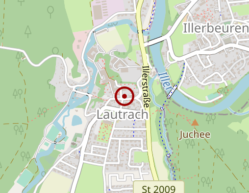 Karte: Regens Wagner Lautrach CAP-Markt