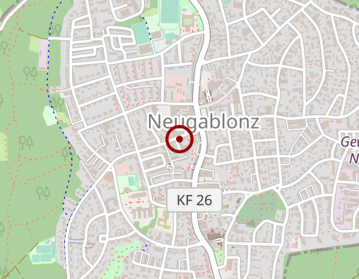 Karte: BRK - Tagespflege Neugablonz