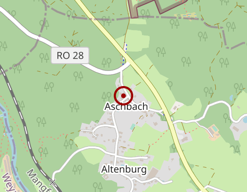 Karte: Haus Hoheneck Aschbach