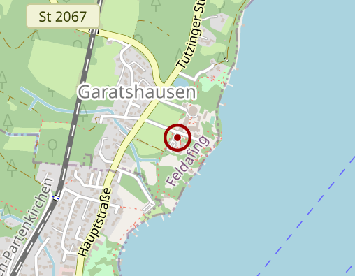 Karte: BRK Schloss Garatshausen Pflegen und Wohnen am See