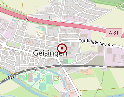 Karte: Zweckverband Pflegeheim Haus Wartenberg - Haus Baar I, Haus Donautal, Haus Schwarzwald, Haus Wartenberg