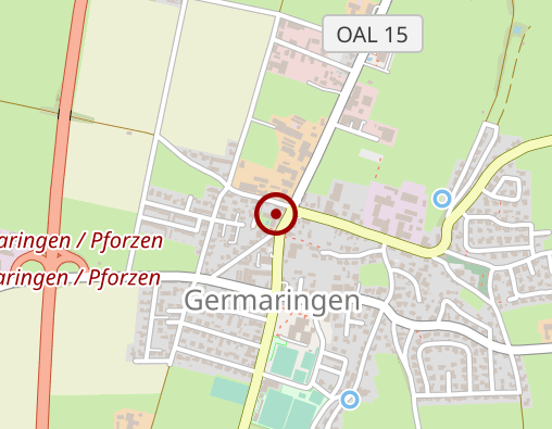 Karte: Betreutes Wohnen Gemeinde Germaringen