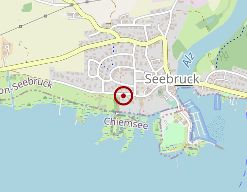 Karte: Chiemsee-Pension-Seebruck GbR