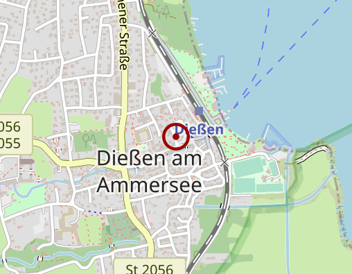 Karte: Johanniter-Unfall-Hilfe e.V. Dienststelle Dießen/Landsberg