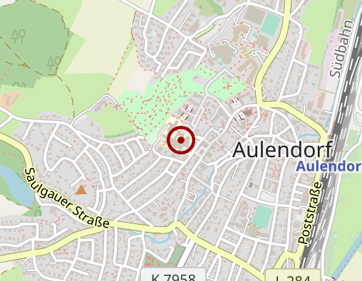 Karte: Abteilung Psychosomatische Medizin und Psychotherapie Aulendorf