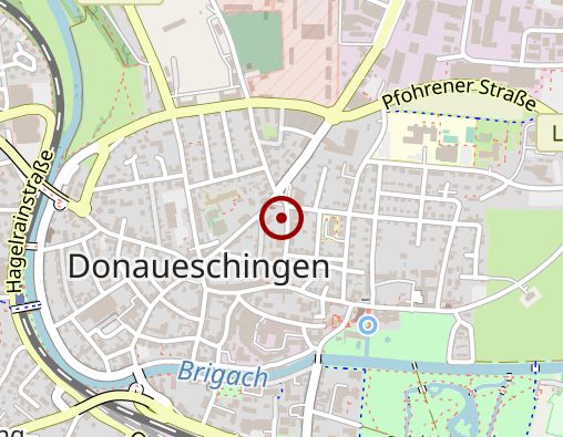 Karte: Donnerstagsgruppe in Donaueschingen