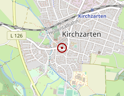 Karte: KID Kinder u.Jugendpsychologische Ambulanz Dreisamtal Dr.Dipl.-Psychologin C.Rehse