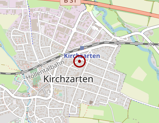 Karte: Kiza Physiowerkstatt G. Klingele u. M. Schneider